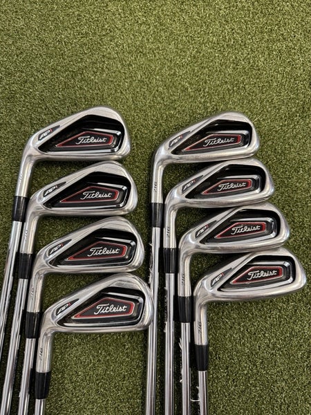 Left Handed Titleist 716 AP1 3-PW,GW IRON SET - XP 90 Stiff Flex Steel