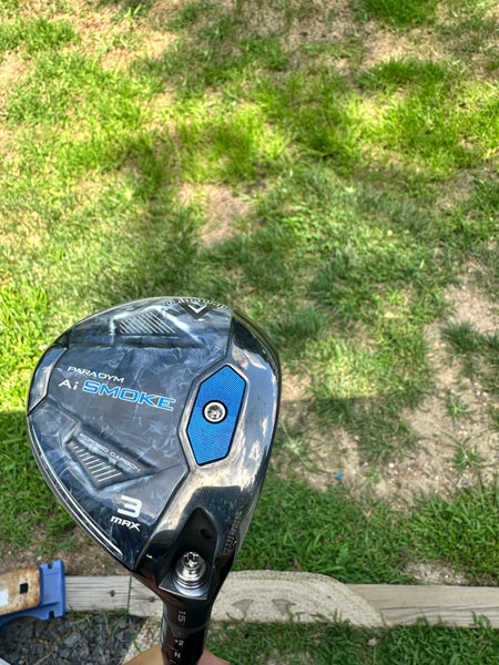 Men's 2024 Callaway Paradym Ai Smoke Max Right Handed Fairway Wood Stiff Flex 3 Wood (Used)