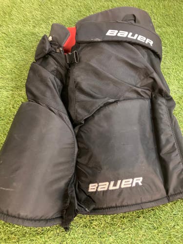 Red Senior Medium Bauer Vapor X800 Hockey Pants (Used)