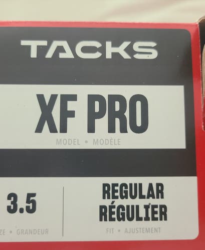 2024 CCM Tacks XF Pro Hockey Skates Regular Width Size 3.5 (Used)