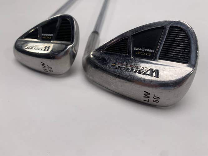 Warrior Custom Golf DCP Grooves Wedge Set 52* 60* Warrior Wedge Steel Mens RH