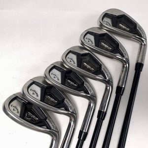 Callaway Rogue ST Max OS Iron Set 7-PW+GW+SW Cypher Fifty 5.0 50g Senior RH