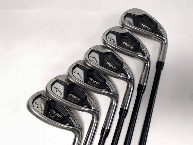 Callaway Rogue ST Max OS Iron Set 7-PW+GW+SW Cypher Fifty 5.0 50g Senior RH