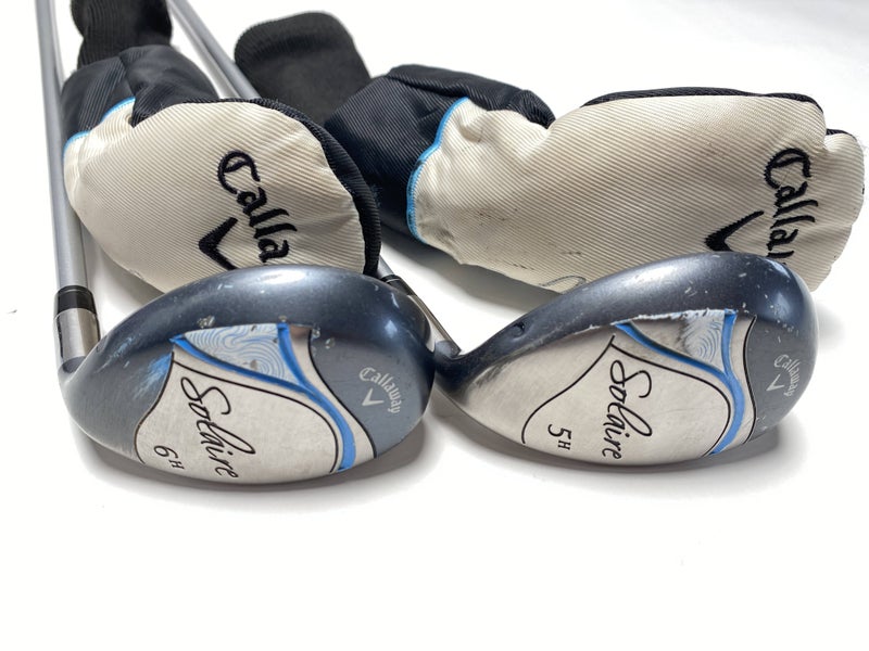 Callaway Solaire 5 & 6 Hybrid Set 25* 28* Solaire Ladies Graphite Womens RH HC