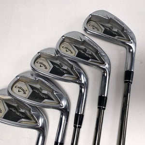 Callaway Apex 19 Iron Set 6-PW UST Mamiya Recoil ESX 460 F3 Regular RH