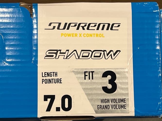 NEW Size SR 7 Fit 3 Bauer Supreme Shadow Hockey Skates (New)