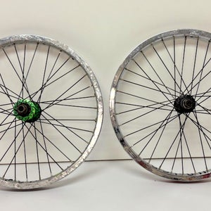 G-Sport Rollcage 20" Aluminum BMX Wheels ODSY Odyssey Anti Gram Hubs READ