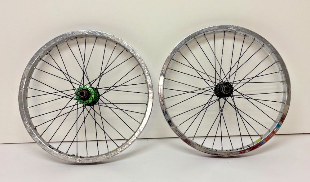 G-Sport Rollcage 20" Aluminum BMX Wheels ODSY Odyssey Anti Gram Hubs READ