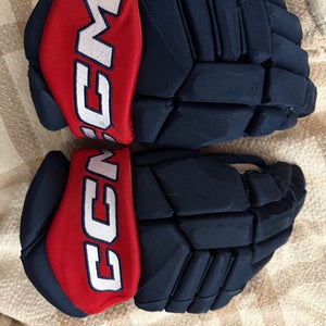 Used 14" CCM Jetspeed (CHL Pro Stock) Gloves - Navu