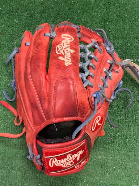 Red Rawlings Gold Glove Elite RH Infield Baseball Glove 11.5" (Used)