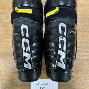 Junior CCM Tacks AS 580 13" Shin Pads (Used)
