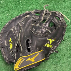 Black Mizuno Power Close RH Catcher's Baseball Glove 32.5" (Used)