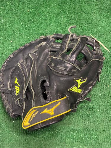 Black Mizuno Power Close RH Catcher's Baseball Glove 32.5" (Used)