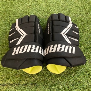 Black Junior Warrior Alpha DX5 Gloves 12" (Used)
