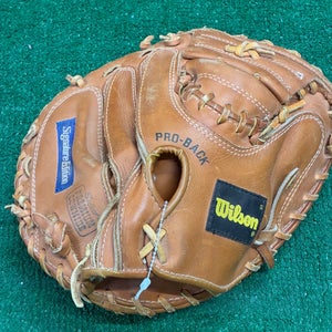 Brown Wilson A2500 RH Catcher's Baseball Glove 33" (Used)