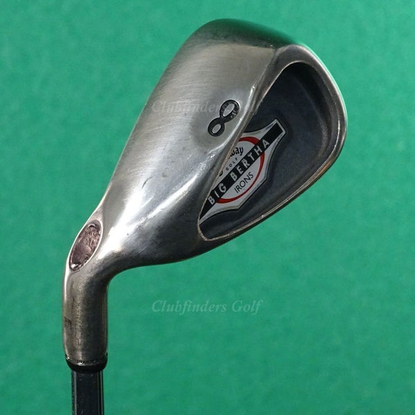 LH Callaway Big Bertha 2002 Single 8 Iron Factory Constant Weight Steel Uniflex