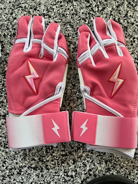 XL Dusty Pink Batting Gloves (Used)
