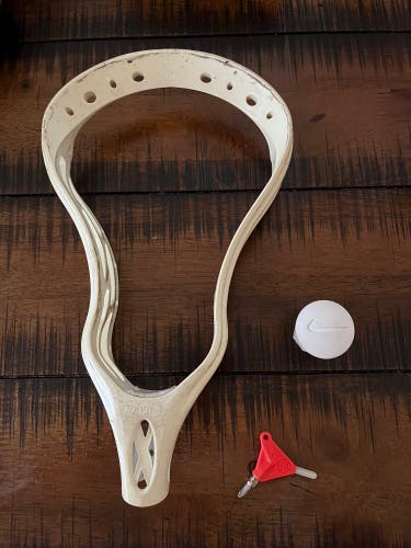 Warrior Unstrung Revo X Head (Used) With Nike End Cap And Maverick Tool