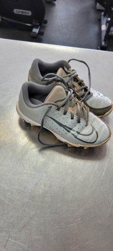 Used Nike VAPOR 2Y BB/SB Cleats Grey Junior 02 11497-S000150655