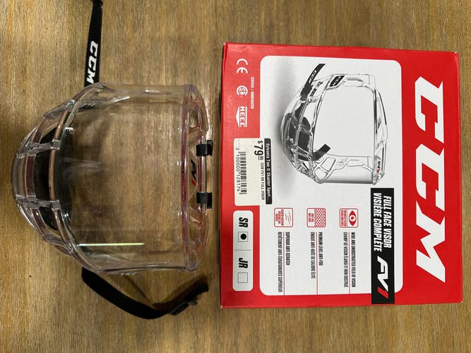 Hockey face visor