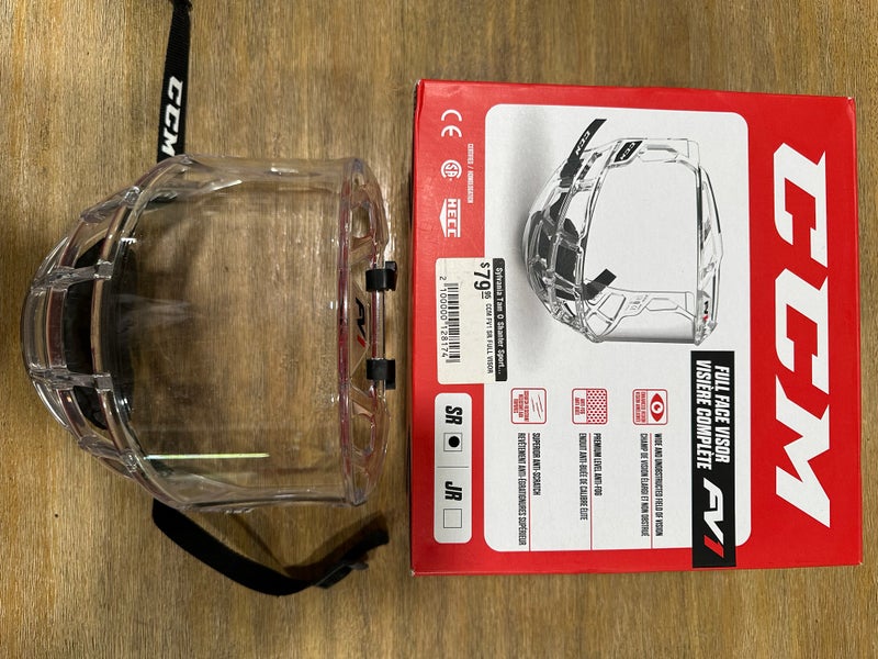 Hockey face visor