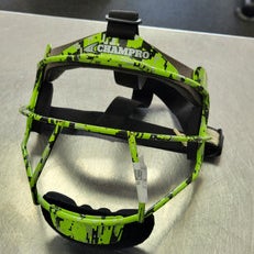 Used Champro FIELD MASK BB/SB Fielders Mask Green One Size 11497-C000150628