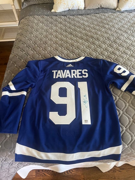 Signed John Tavares Authentic Game Jersey