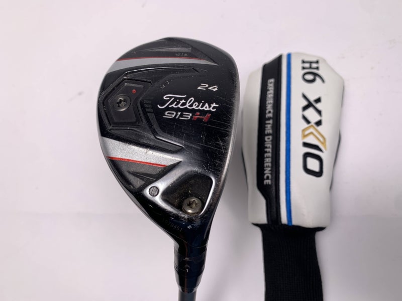 Titleist 913 H 5 Hybrid 24* Diamana Red M+60 HY 60g Senior Graphite Mens RH