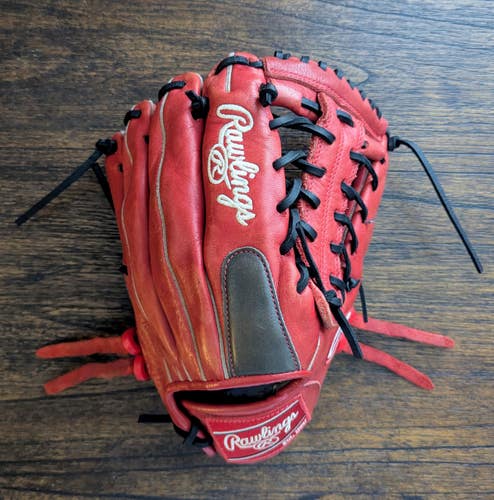 RH Rawlings Gold Glove Elite Mod Trap - NEW LACES - Baseball Glove 11.5" (Used)