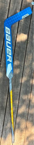 Senior Bauer Supreme UltraSonic Full Right Goalie Stick 27" Paddle Pro Stock (New)
