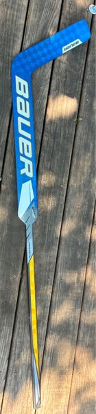 Senior Bauer Supreme UltraSonic Full Right Goalie Stick 27" Paddle Pro Stock (New)