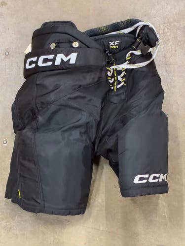 Black Senior Medium CCM Tacks XF Pro Hockey Pants (Used)