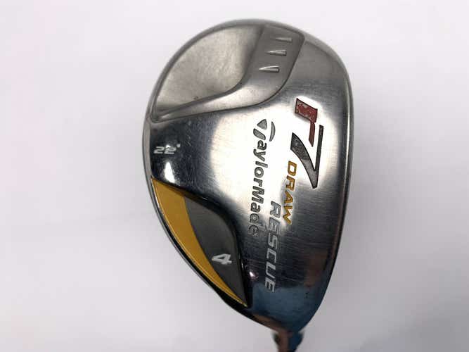 TaylorMade R7 Draw 4 Hybrid 22* REAX 55g Regular Graphite Mens RH