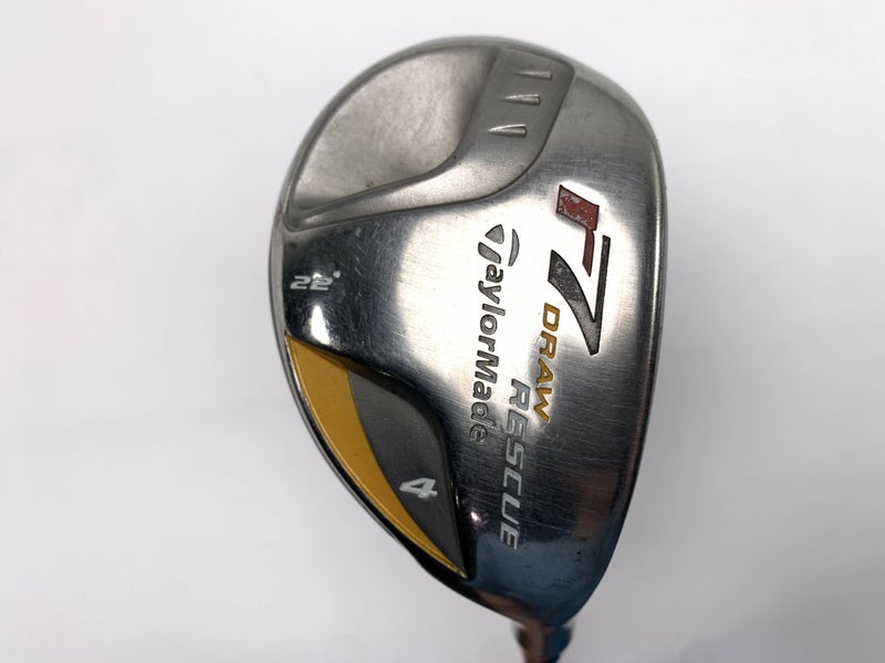 TaylorMade R7 Draw 4 Hybrid 22* REAX 55g Regular Graphite Mens RH