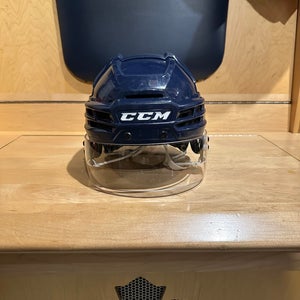 Navy Prostock Super Tacks X Large Helmet with Oakley Visor