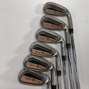 TaylorMade Firesole Iron Set 3-9 S-90 Stiff Steel Mens RH No 5 iron