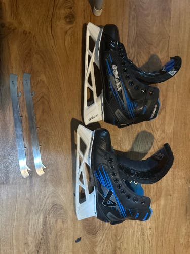 Bauer GSX Hockey Goalie Skates Extra Wide Width 8.5 (New)