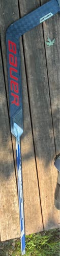 Senior Bauer Supreme Mach Full Right Goalie Stick 27" Paddle Pro Stock (Used)