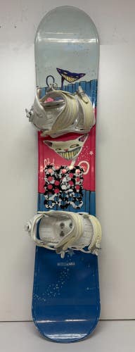 LTD Limited Meow 142cm Twin-Tip All-Mountain Snowboard Avalanche Bindings Medium
