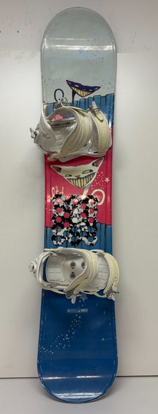 LTD Limited Meow 142cm Twin-Tip All-Mountain Snowboard Avalanche Bindings Medium