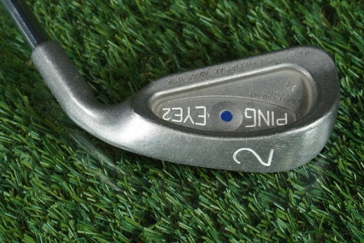 PING EYE 2 2 IRON KARSTEN ZZ LITE STIFF FLEX STEEL SHAFT BLUE DOT RH ~ L@@K!!