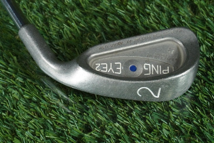 PING EYE 2 2 IRON KARSTEN ZZ LITE STIFF FLEX STEEL SHAFT BLUE DOT RH ~ L@@K!!
