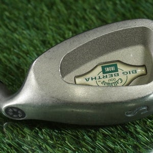 CALLAWAY BIG BERTHA IRONS SAND WEDGE "S" GRAPHITE LADIES GEMS WOMEN'S FLEX RH