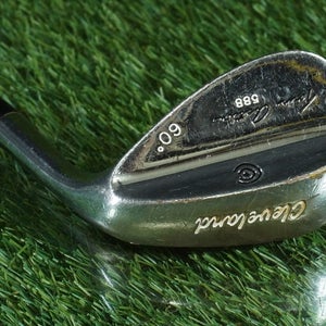 CLEVELAND GOLF TOUR ACTION 588 LOB WEDGE STEEL SHAFT RH 60 ~ L@@K!!