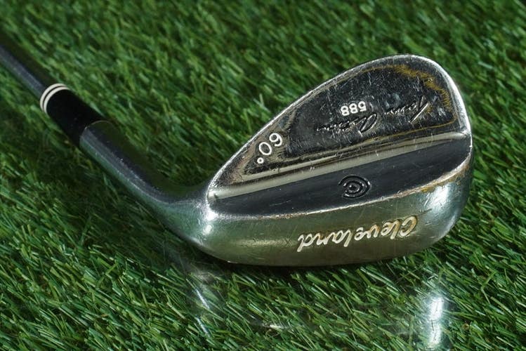 CLEVELAND GOLF TOUR ACTION 588 LOB WEDGE STEEL SHAFT RH 60 ~ L@@K!!