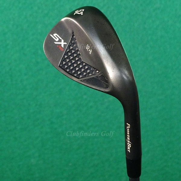 PowerBilt SX 201 Black 52-8 52 GW Gap Wedge Stepped Steel Wedge