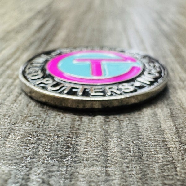 Titleist Scotty Cameron Circle T Golf Ball Marker- Blue/Pink 1