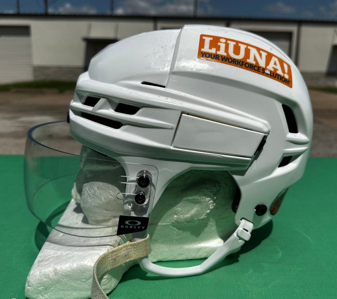 CCM SUPER TACKS X Pro Stock Hockey Helmet Visor Combo White Small 12333