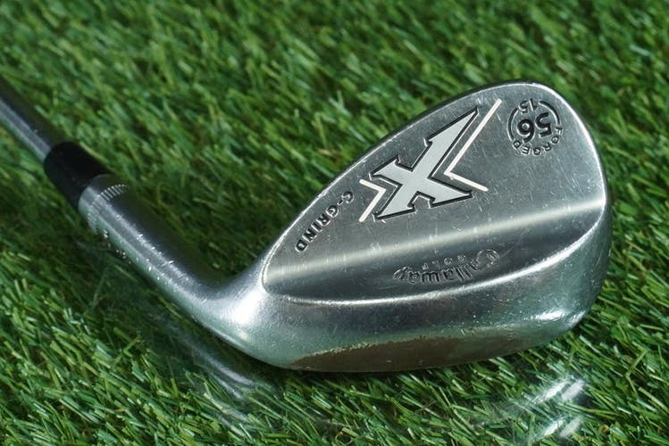 CALLAWAY GOLF X FORGED SAND WEDGE C-GRIND STEEL SHAFT RH 56 15 ~ L@@K!!
