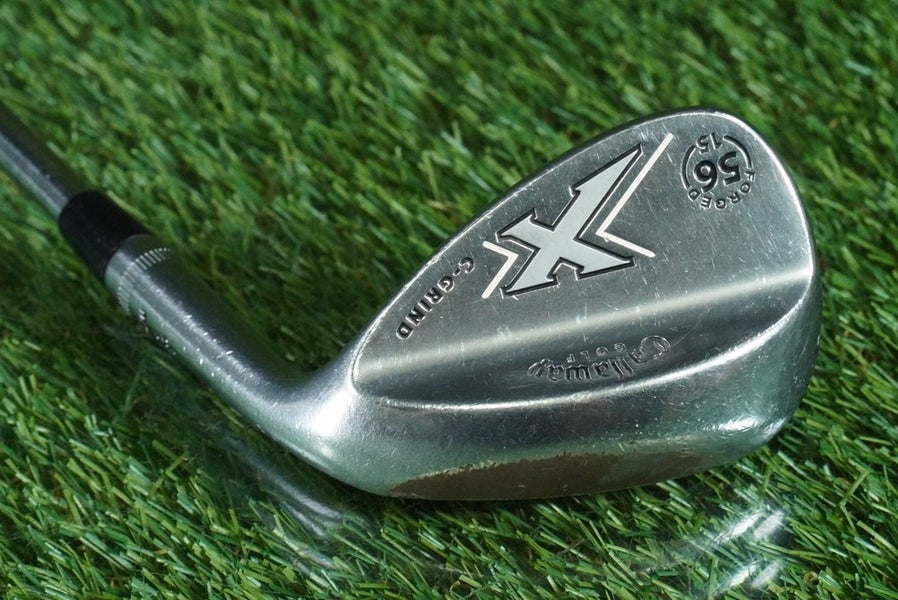 CALLAWAY GOLF X FORGED SAND WEDGE C-GRIND STEEL SHAFT RH 56 15 ~ L@@K!!